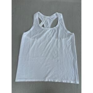 Fabletics White Tank Athleisure Sporty Clean Girl J